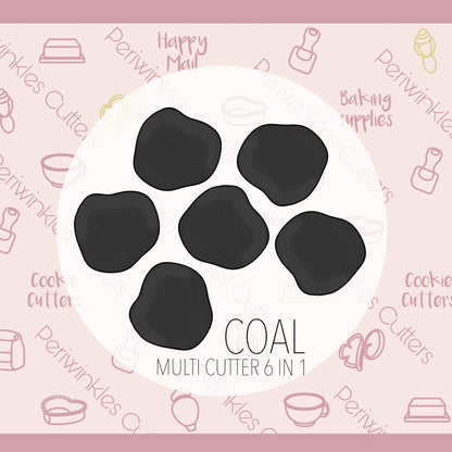 Multi Coal Cookie Cutter 6 in 1 - Periwinkles Cutters