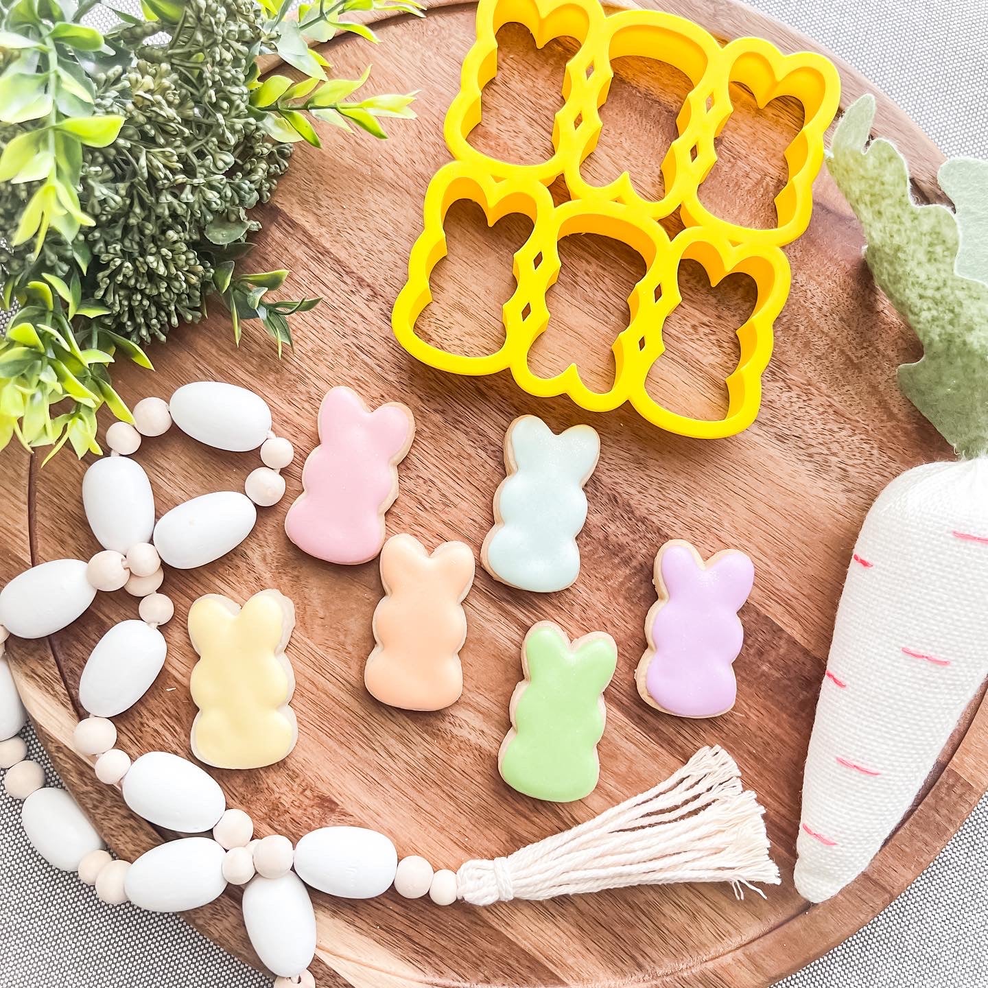 Multi Marshmallow Bunny 6 in 1 Cookie Cutter - Periwinkles Cutters