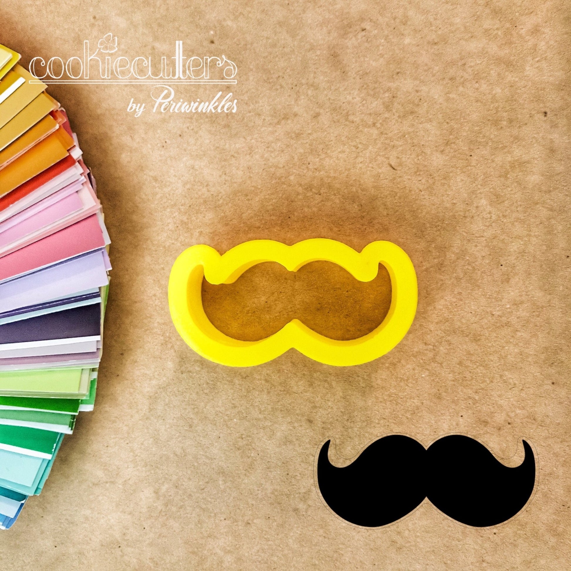 Mustache Cookie Cutter - Periwinkles Cutters