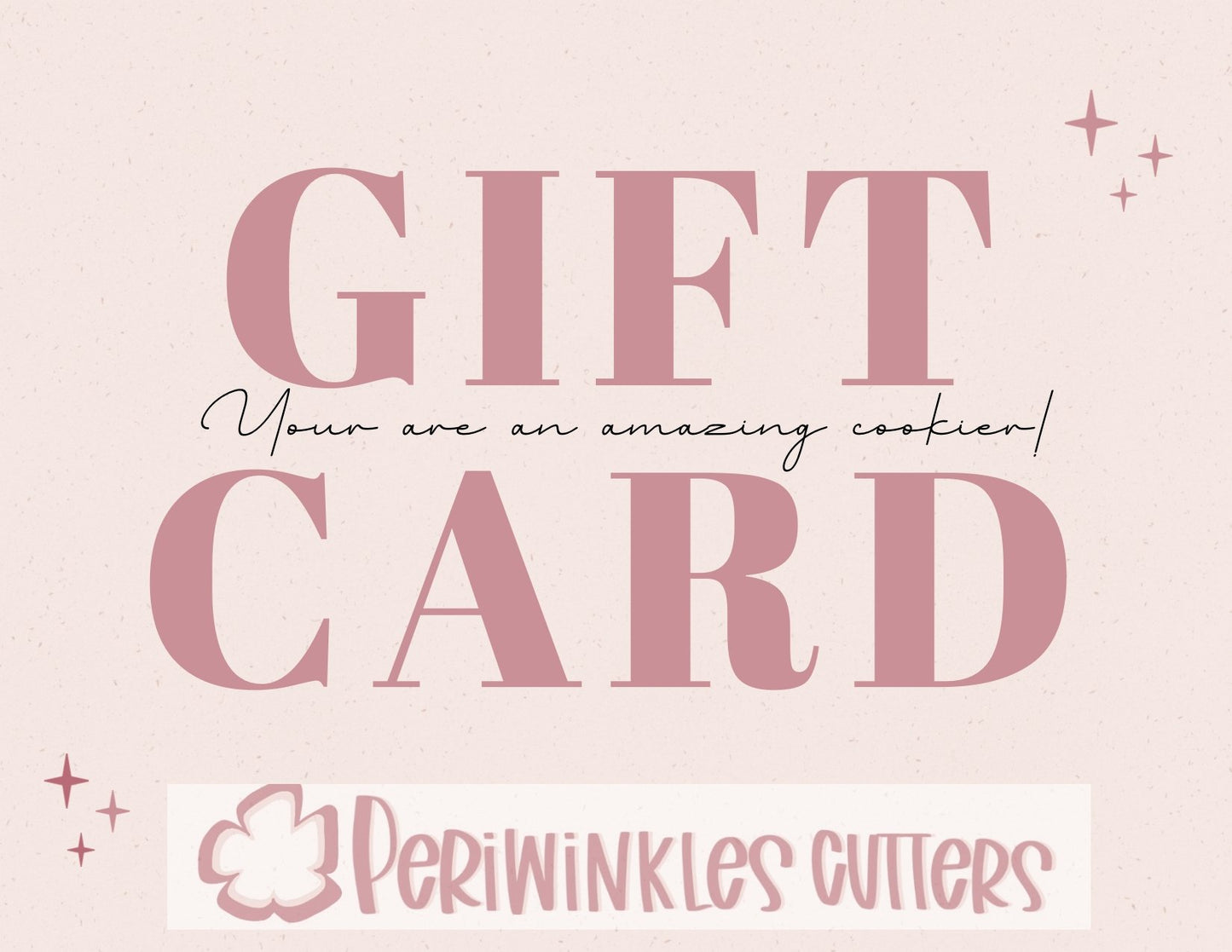 Periwinkles Cutters Gift Card - Periwinkles Cutters Gift Card