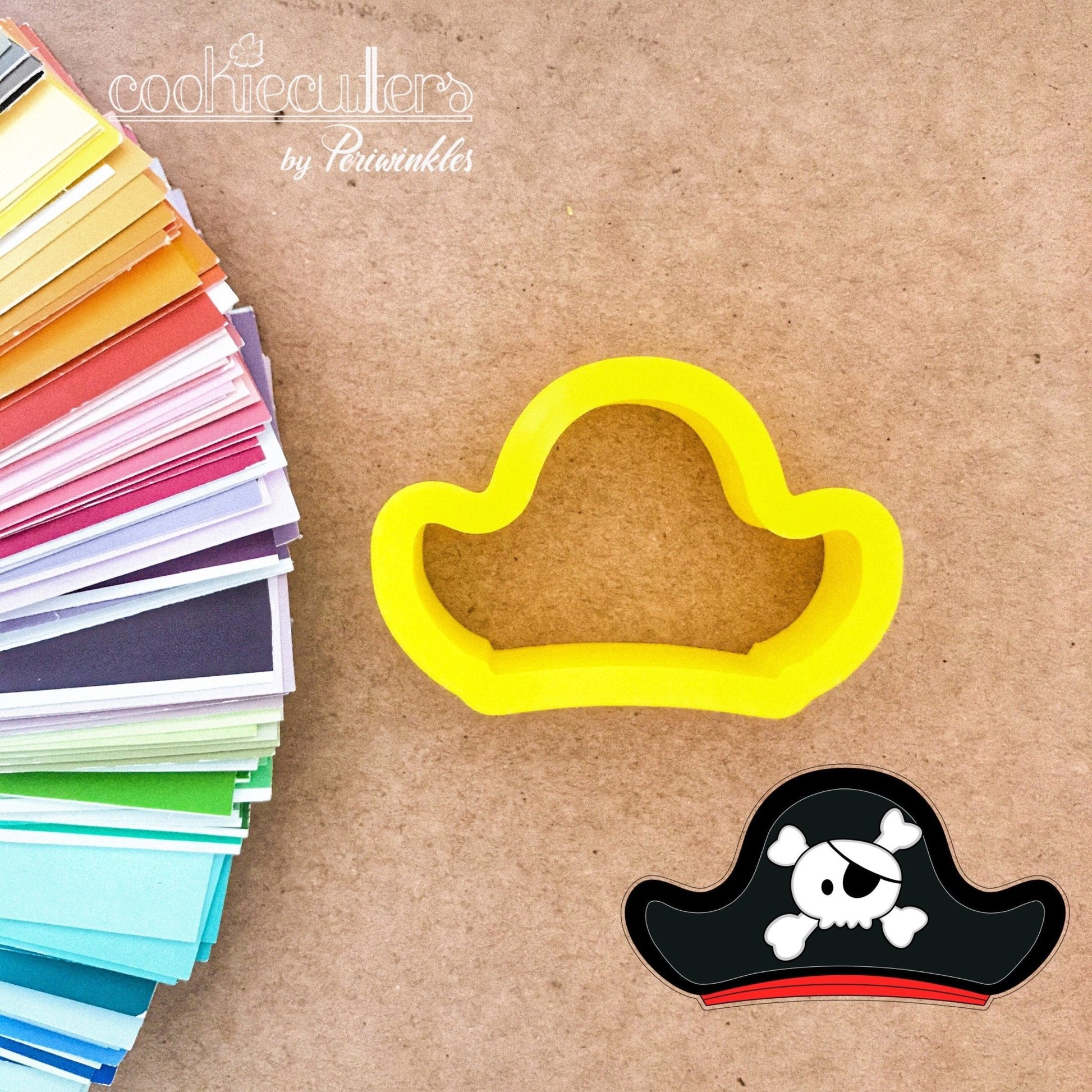 Pirate Hat Cookie Cutter - Periwinkles Cutters