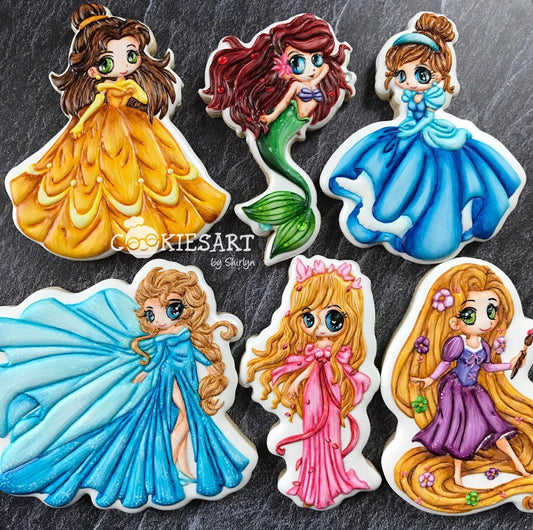 Princess Chibis Cookie Cutters - Periwinkles Cutters