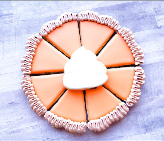 Pumpkin Pie Platter Cookie Cutter - Pizza and Floral platter - Periwinkles Cutters