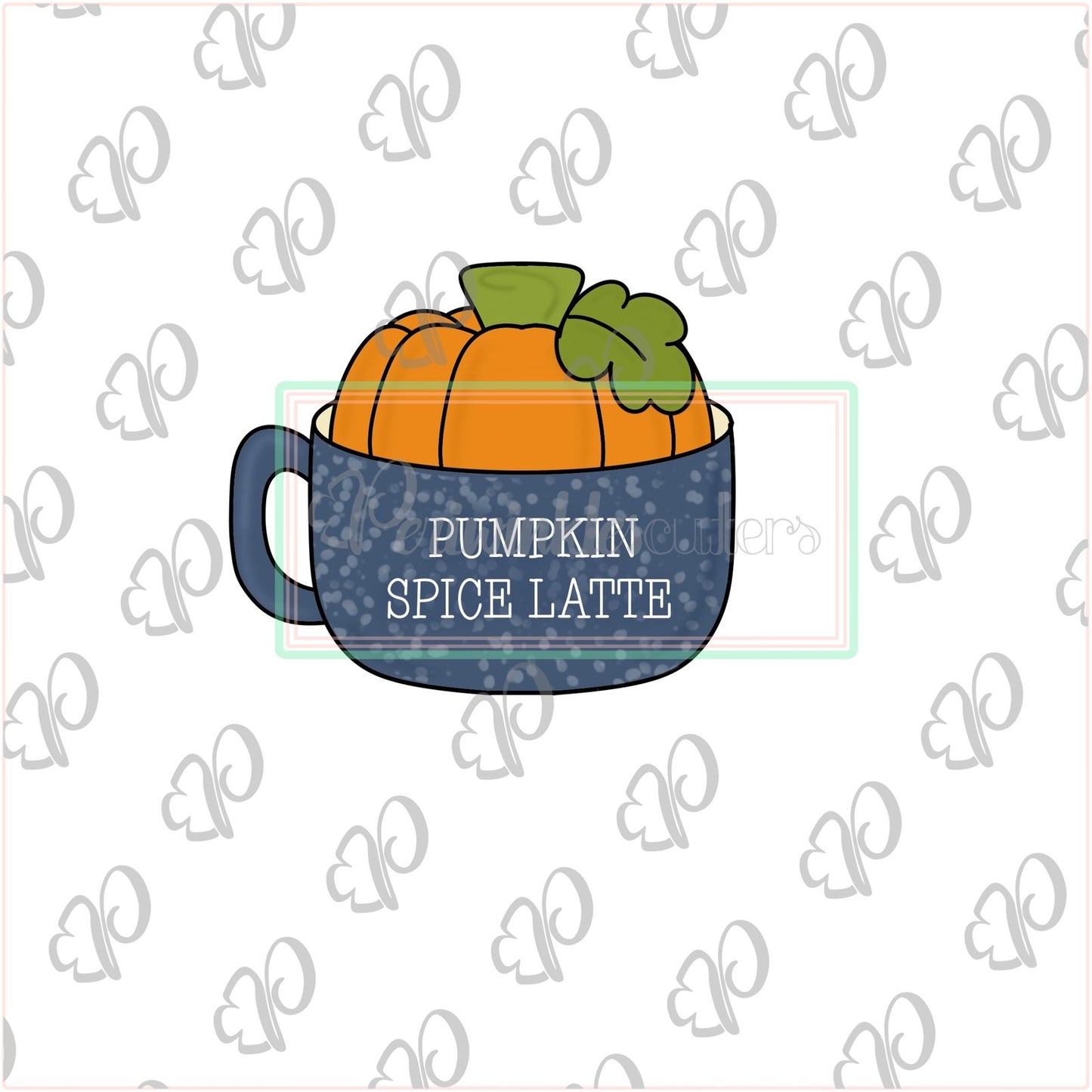 Pumpkin Spice Latte Cookie Cutter - Mug Cookie Cutter - Periwinkles Cutters
