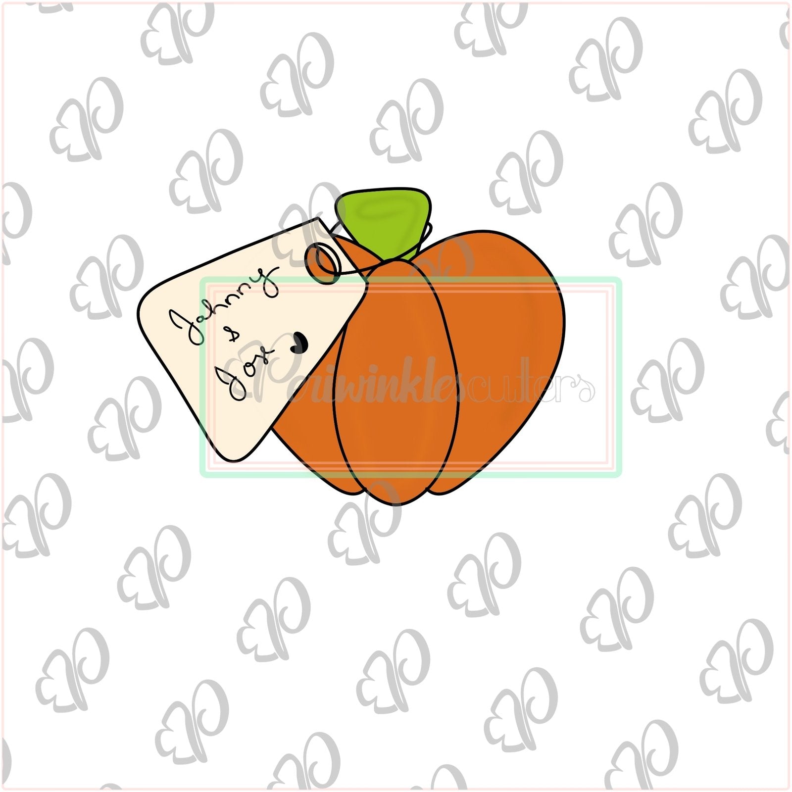 Pumpkins 2019 Cookie Cutter - Pumpkin Cutter - Heart Pumpkin - Periwinkles Cutters