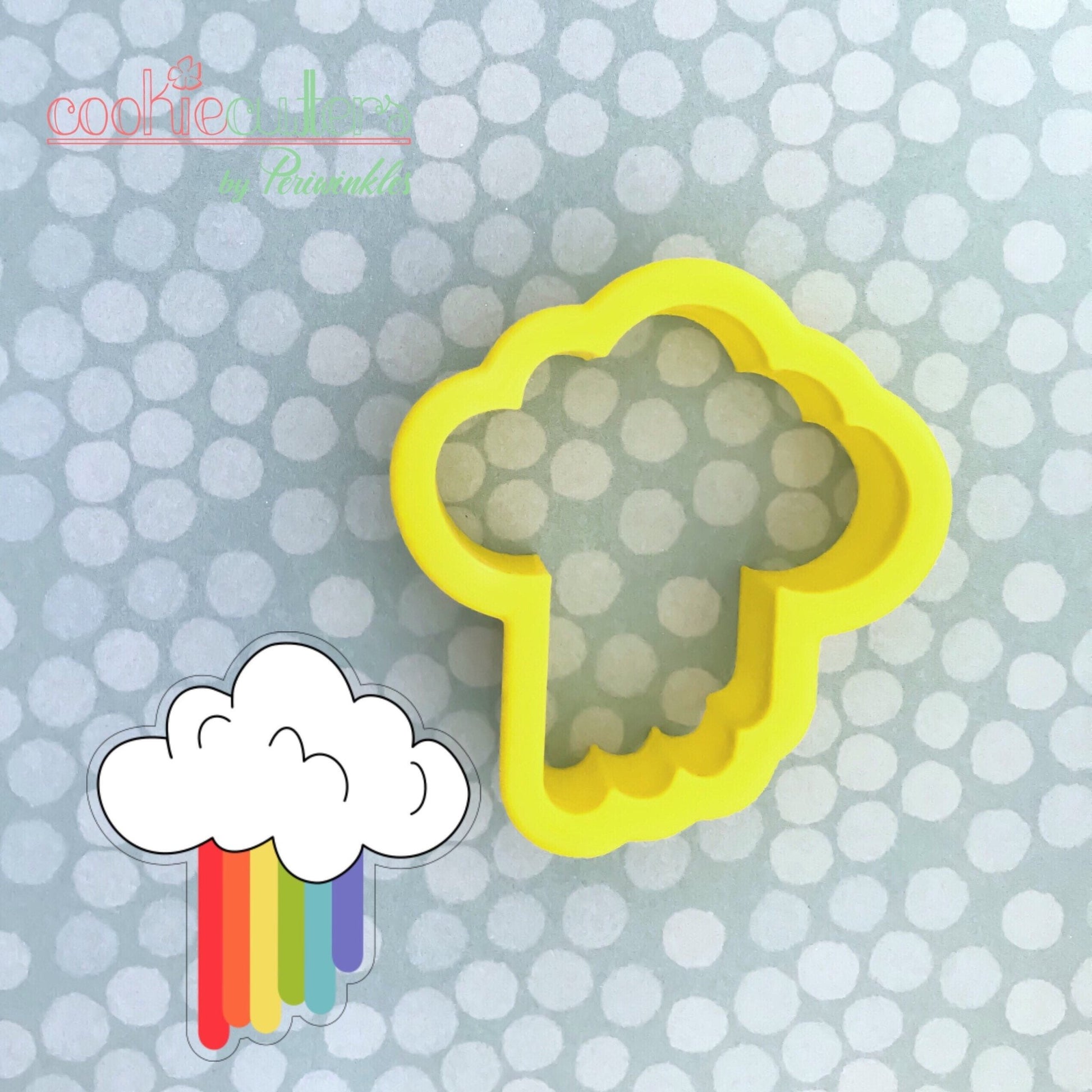 Rainbow Cookie Cutter - Periwinkles Cutters