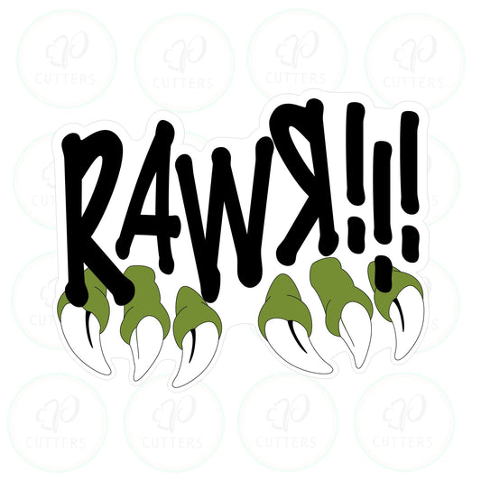 Rawr!!! Claws Cookie Cutter - Periwinkles Cutters