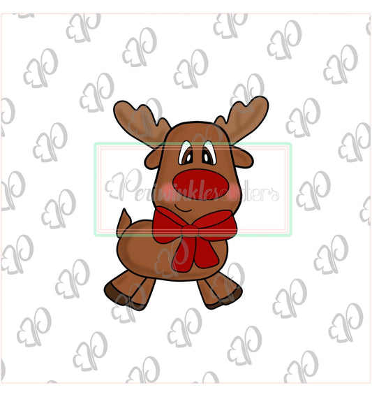 Rudolph Reindeer - Flying Deer - Periwinkles Cutters