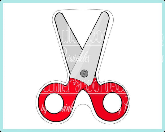 Scissors Cookie Cutter - Periwinkles Cutters