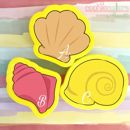 Sea Shells Cookie Cutter - Periwinkles Cutters