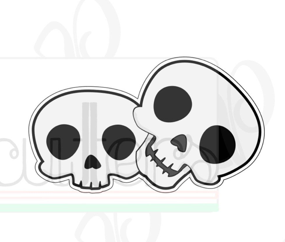 Skulls Cookie Cutter - Periwinkles Cutters
