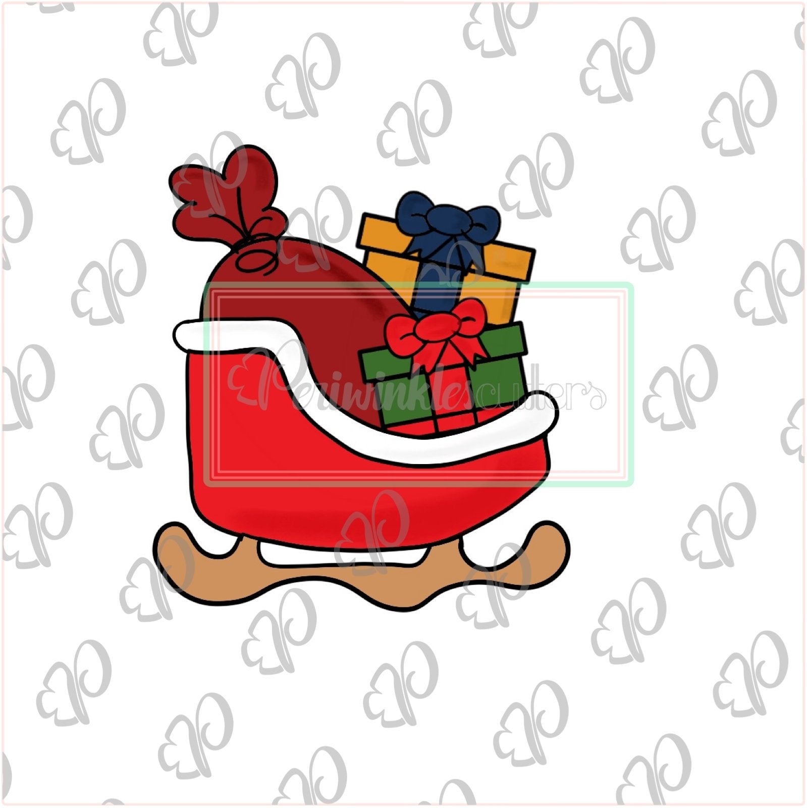 Sleigh filled with Presents - Periwinkles Cutters