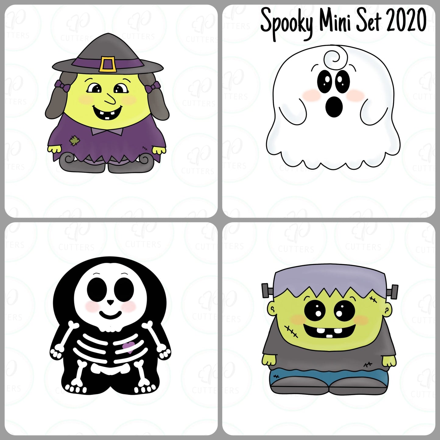 Spooky Pals Mini Set Cookie Cutter - Periwinkles Cutters