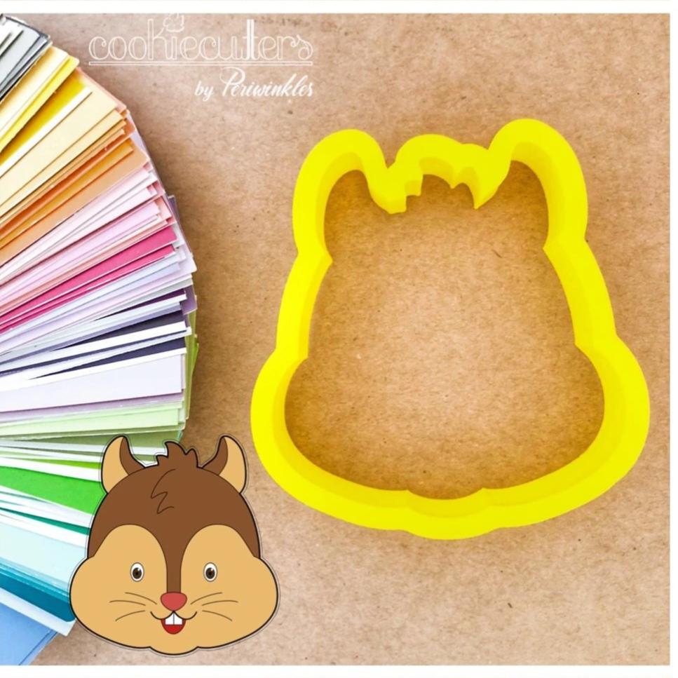 Squirrel Shaped Cookie Cutter - Plastic Baking Cutter From Naps3D (Made In UK)