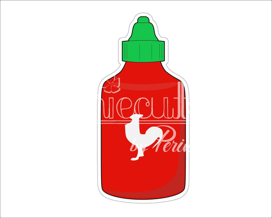 Sriracha Sauce Cookie Cutter - Periwinkles Cutters