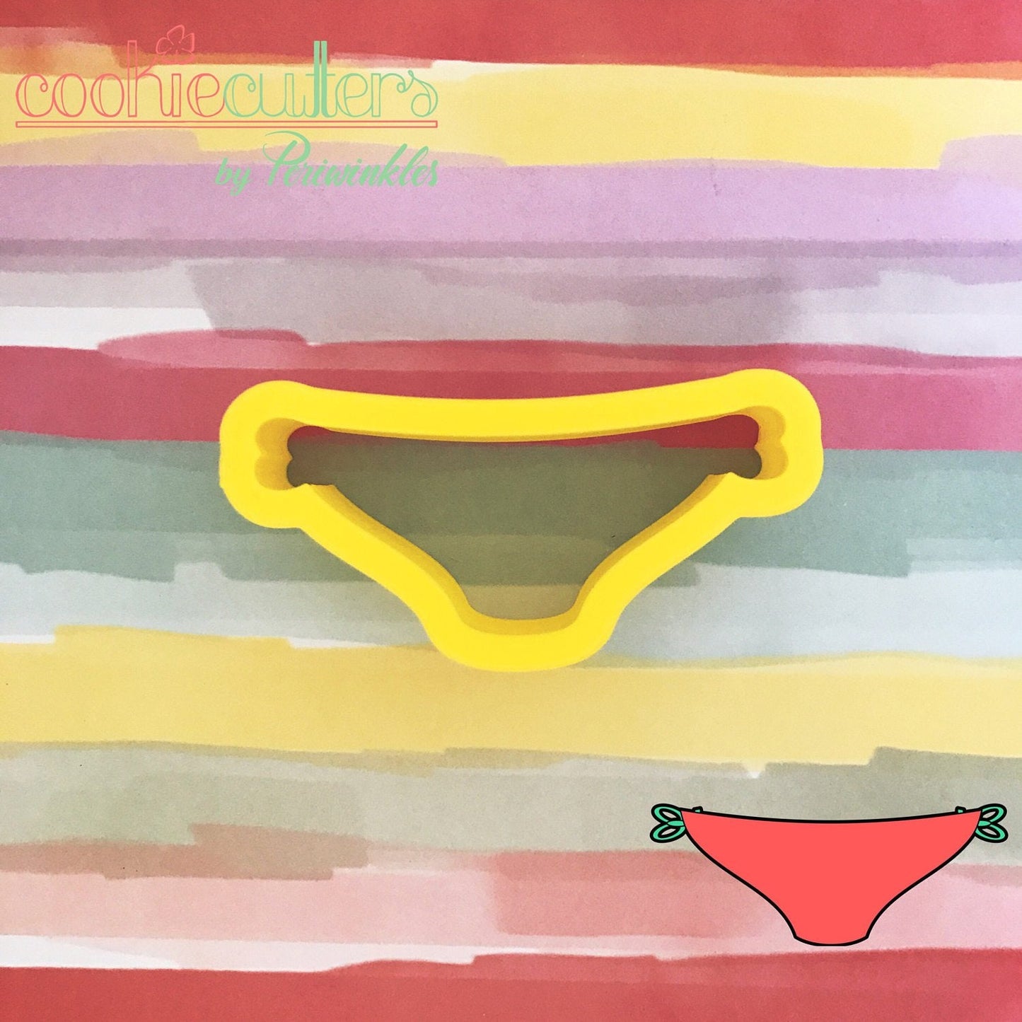Swimwear Cookie Cutter - Swimsuit - Swim - Summer - Beach - Periwinkles Cutters