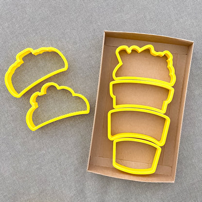 Toppers Build a Latte Cup Cookie Cutter - Periwinkles Cutters