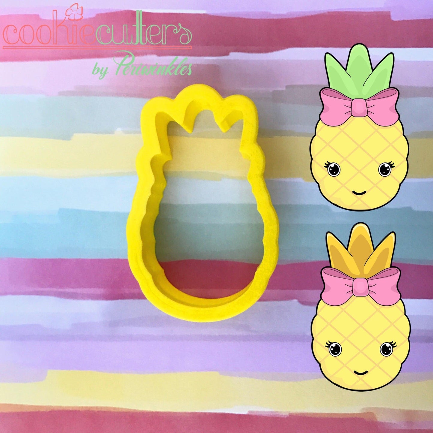 Unicorn Pineapple Cookie Cutter - Periwinkles Cutters