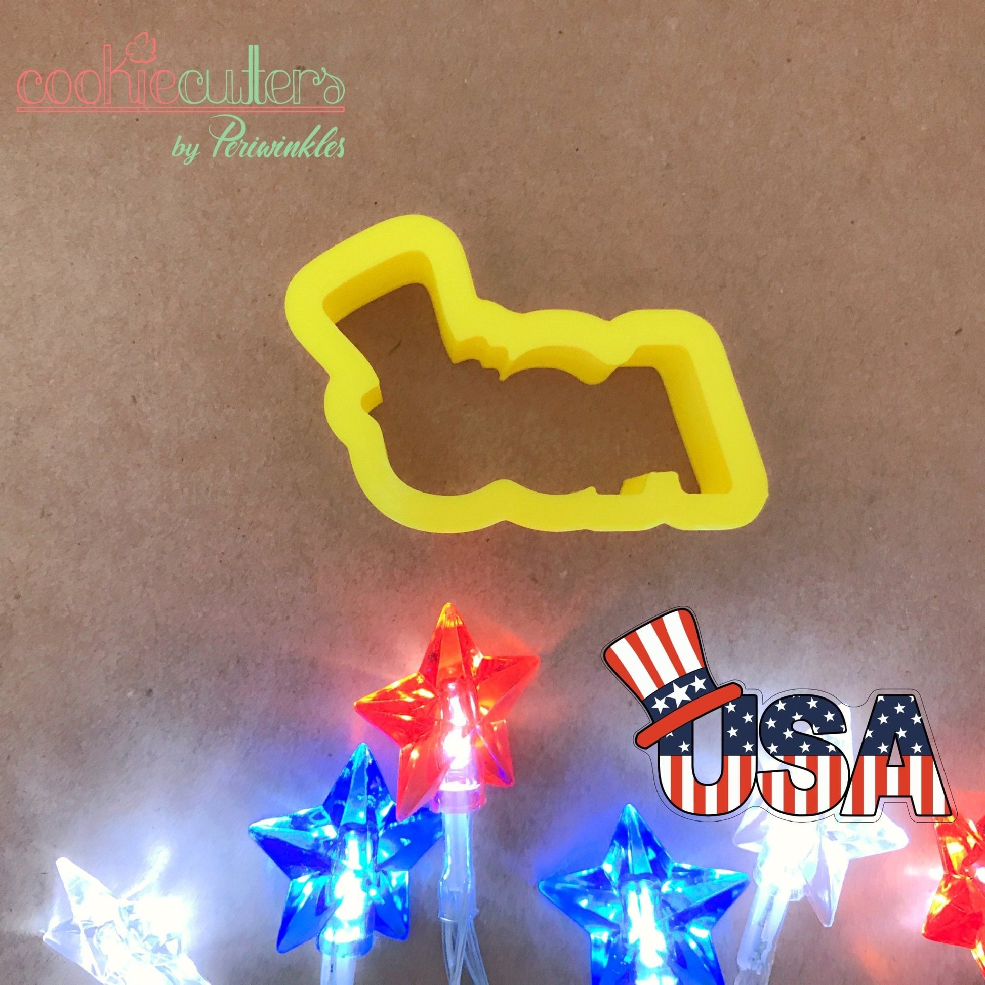 USA Sign Cookie Cutter - Periwinkles Cutters