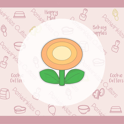 Video Game Flower Cookie Cutter - Periwinkles Cutters