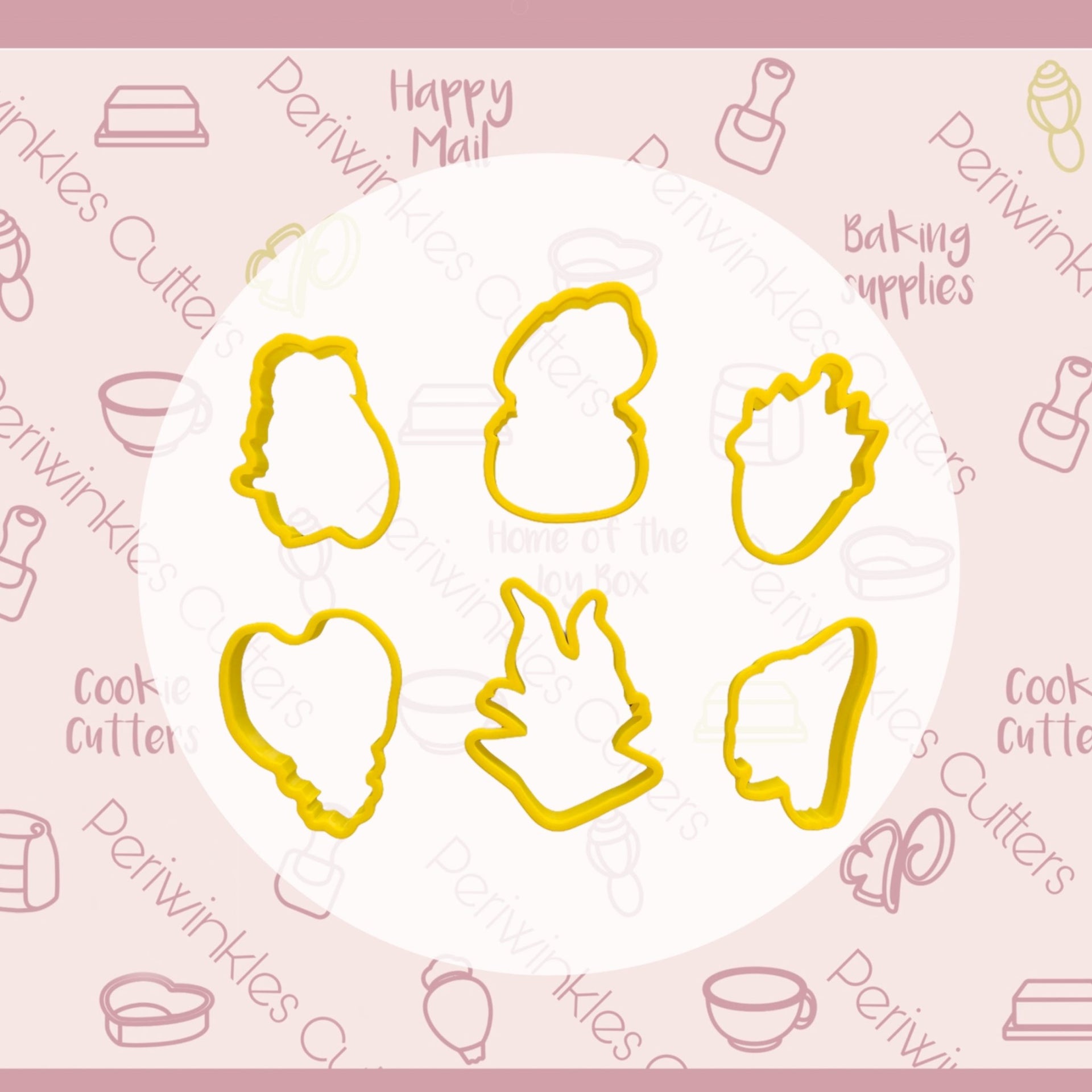 Easter cookie cutter set of 6 -2