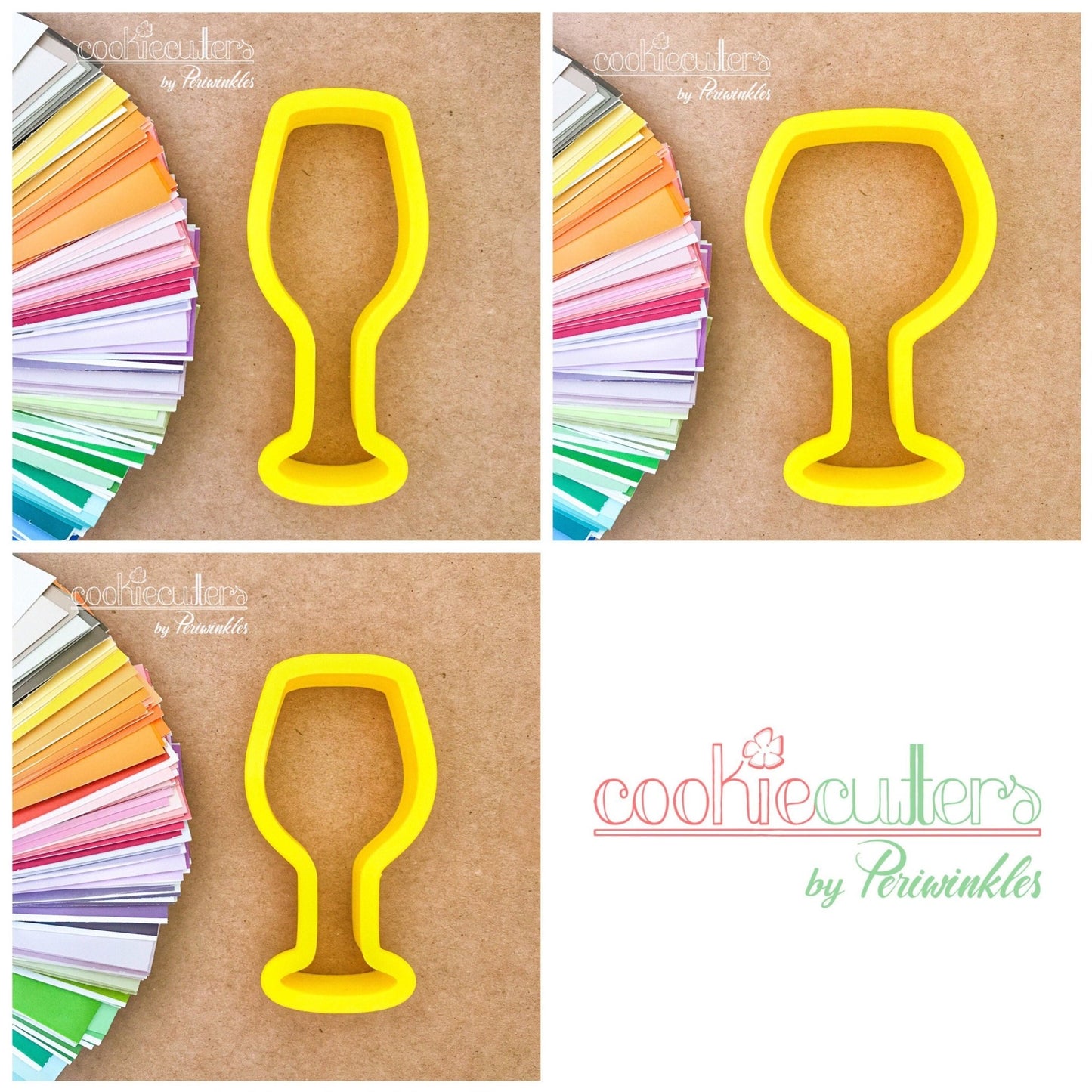 Wine Glasses Cookie Cutter - Periwinkles Cutters