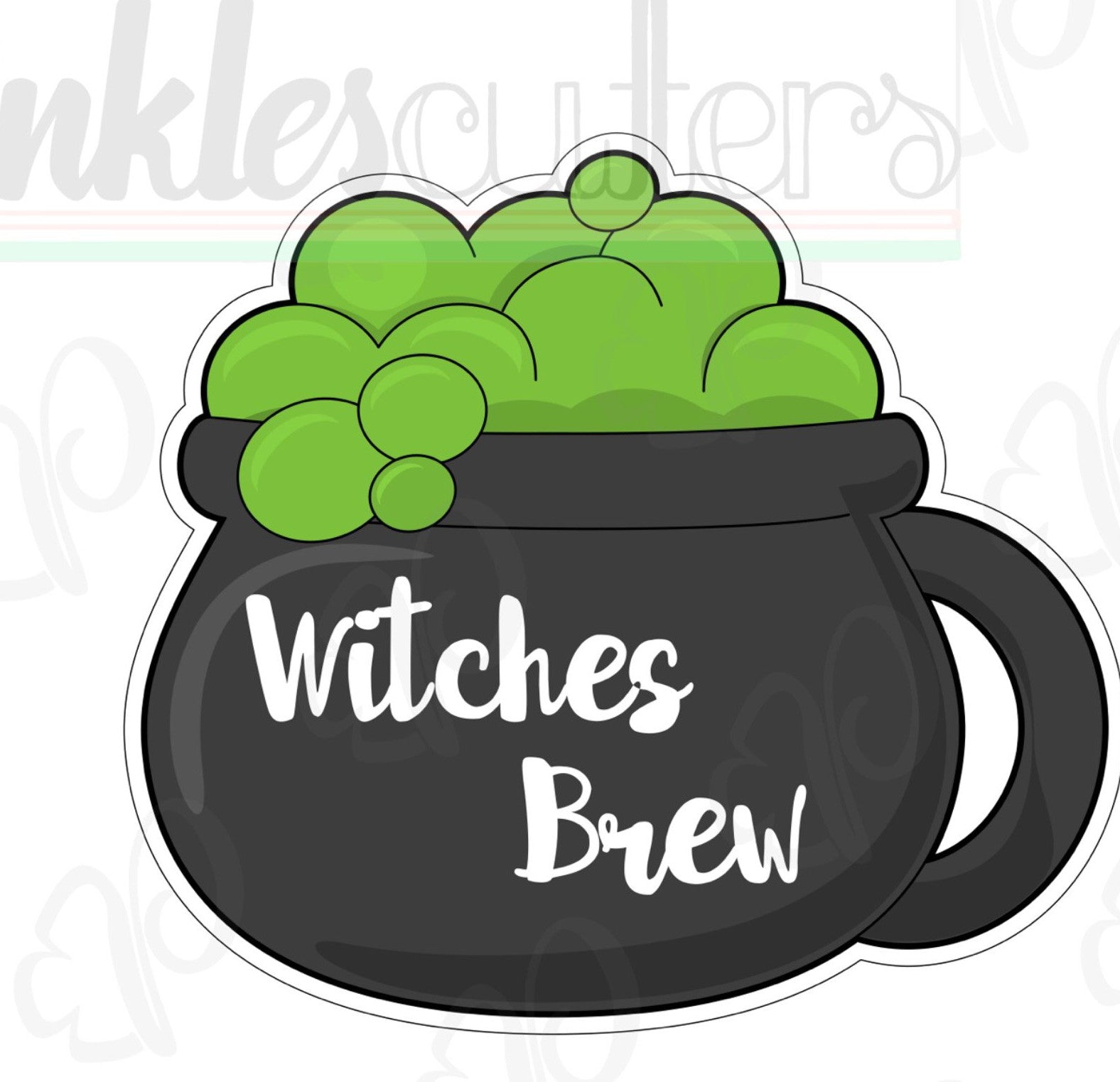 Witches Brew Cookie Cutter - Periwinkles Cutters